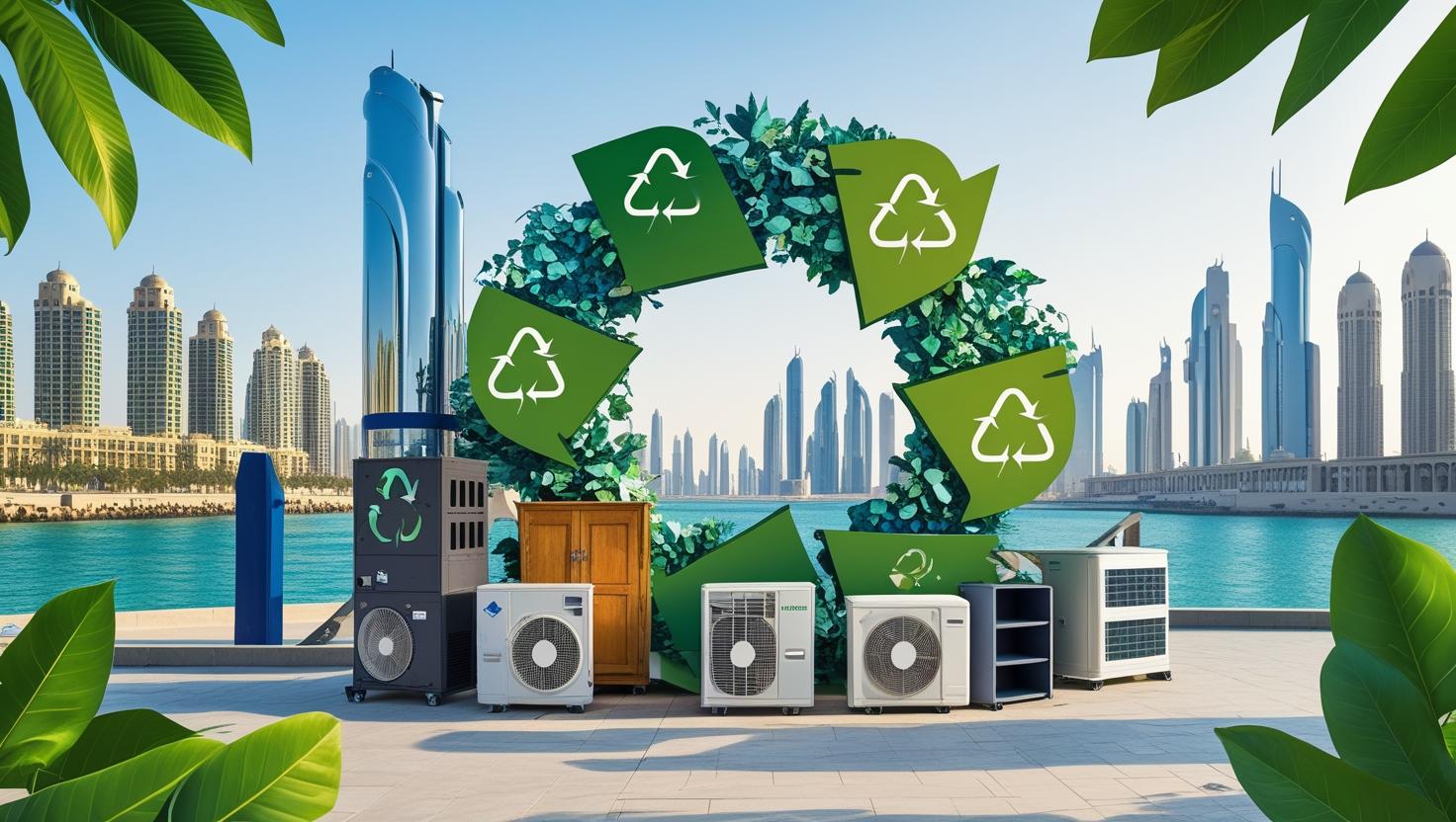 معالجة بيئية مستدامة للمواد المعاد تدويرها